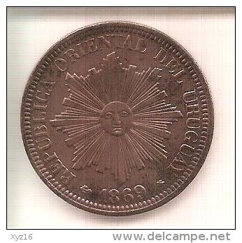 4 Centesimos 1869 - Uruguay