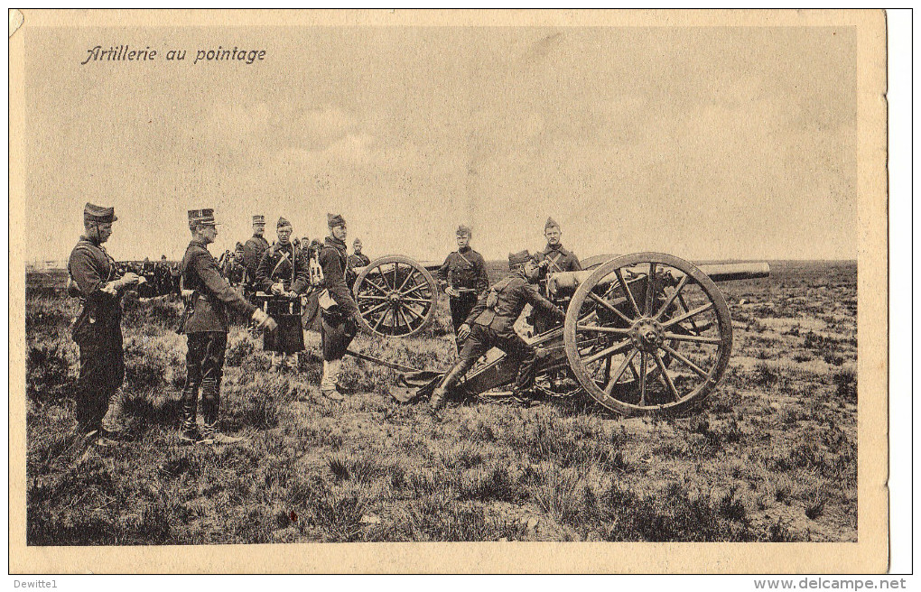 Artillerie De Pointage - Manoeuvres