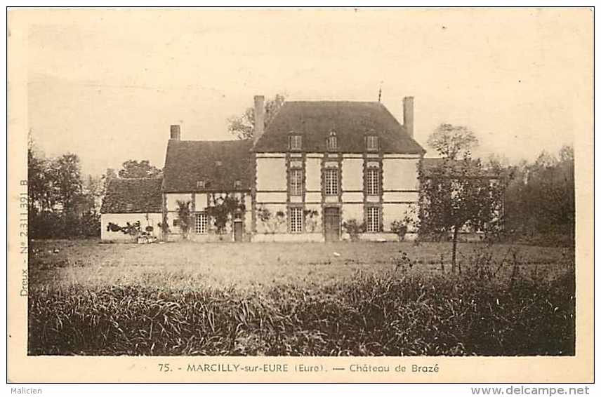 Eure - Ref  K 468  - Marcilly-sur-eure - Château - Châteaux    - Carte Bon état - - Marcilly-sur-Eure