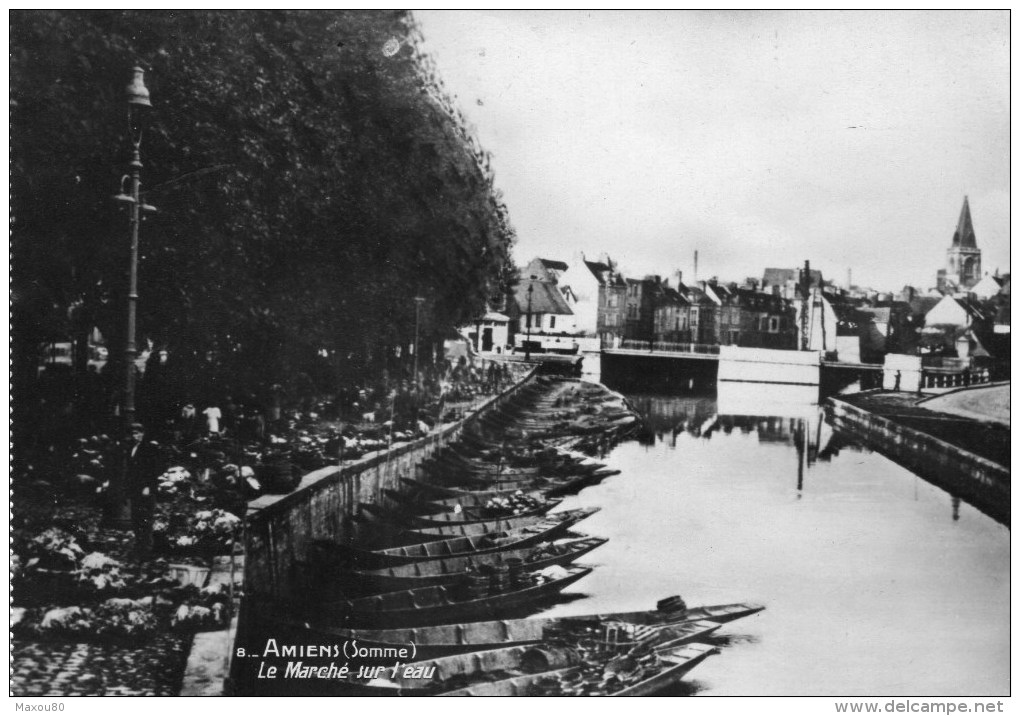 AMIENS - Le Marché Sur L'Eau - - Amiens