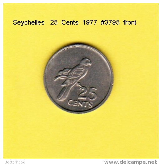 SEYCHELLES    25  CENTS  1977  (KM # 33) - Seychelles