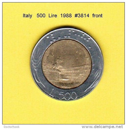 ITALY   500  LIRE  1988  (KM # 111) - 500 Lire