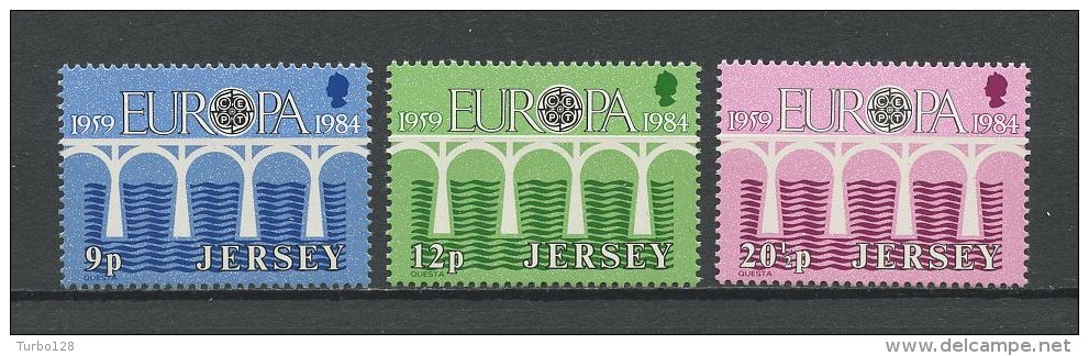 JERSEY 1984 N° 314/316 ** Neufs = MNH  Superbes Cote 2,50 &euro; EUROPA  Postes Et Télécommunications Pont - Jersey