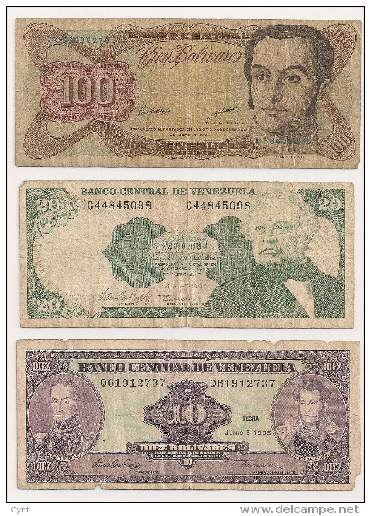 VENEZUELA   Lot 2 Billets,  BOLIVIE 1 Billet - Other - America