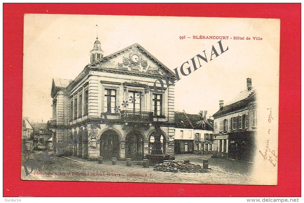 Aisne  - BLERANCOURT - Hôtel De Ville - Altri & Non Classificati