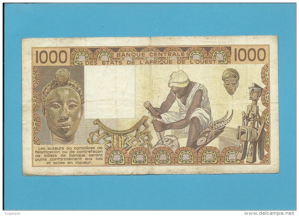 SENEGAL - 1000 FRANCS - 1981 - Pick 707K.b - Sign. 15 - Sénégal