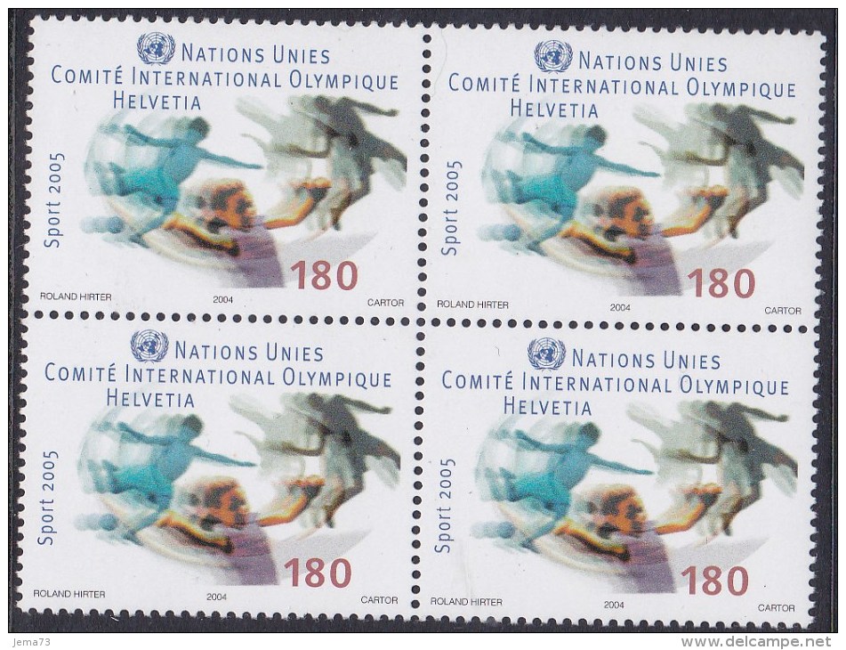 N° 1830 Année Internationnal Du Sport Et De L´Education Physique: Bloc De 4 Timbres - Unused Stamps