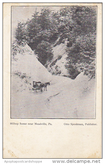 Hilltop Scene Near Meadville Pennsylvania 1907 - Other & Unclassified