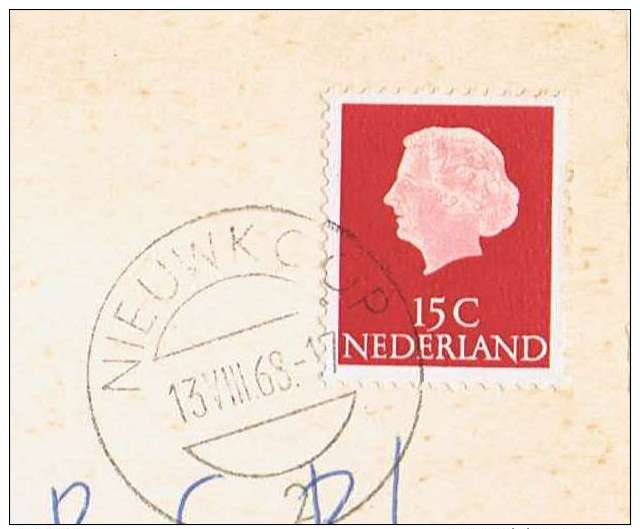 Pc (E-) Used NL A_03_128 South Holland Nieuwkoop # 1968 Nieuwkoop - Altri & Non Classificati