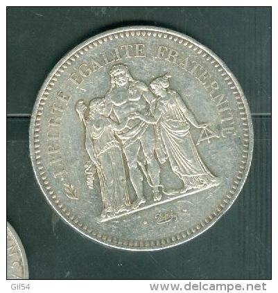 Piece 50 Francs Argent Silver , Année 1976 - Pic0402 - 50 Francs