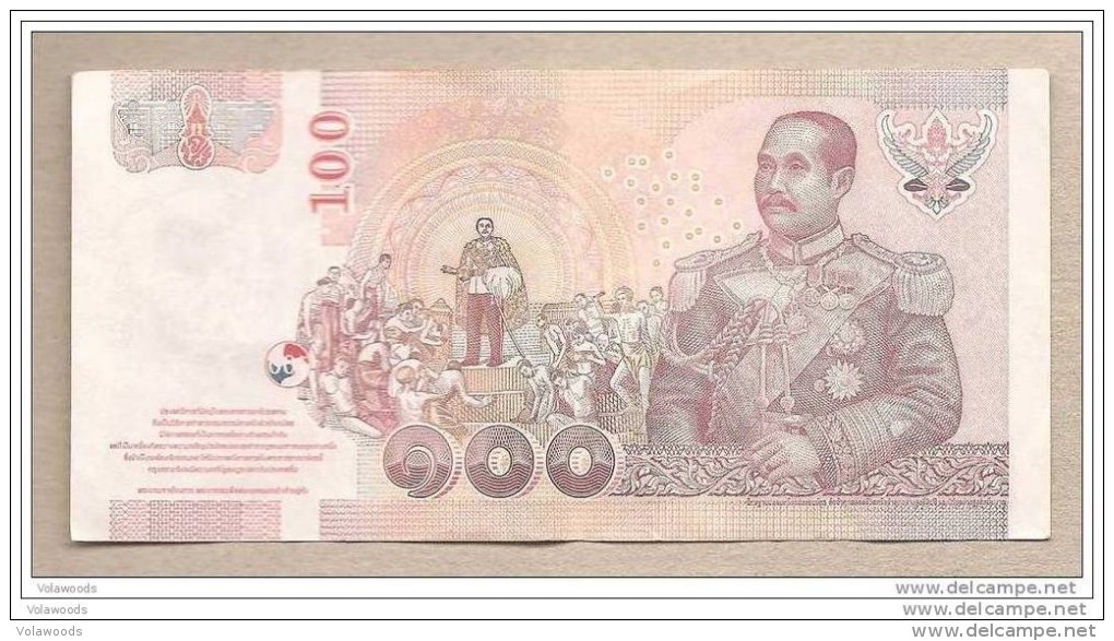 Thailandia - Banconota Circolata Da 100 Baht - Thailand