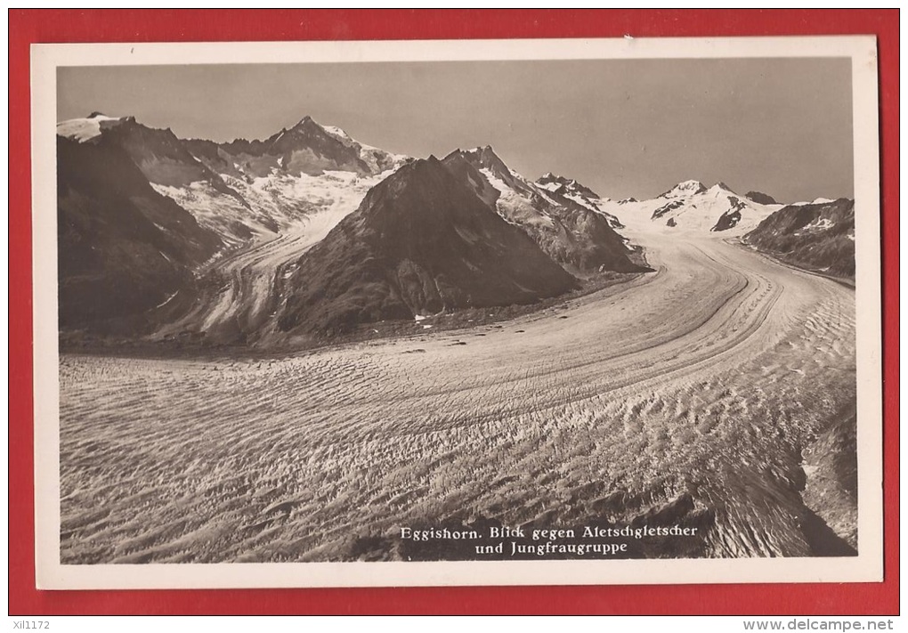 BMO-26 Eggishorn Ob Fiesch Blick Gegen Aletschgletscher  Nicht Gelaufen - Fiesch