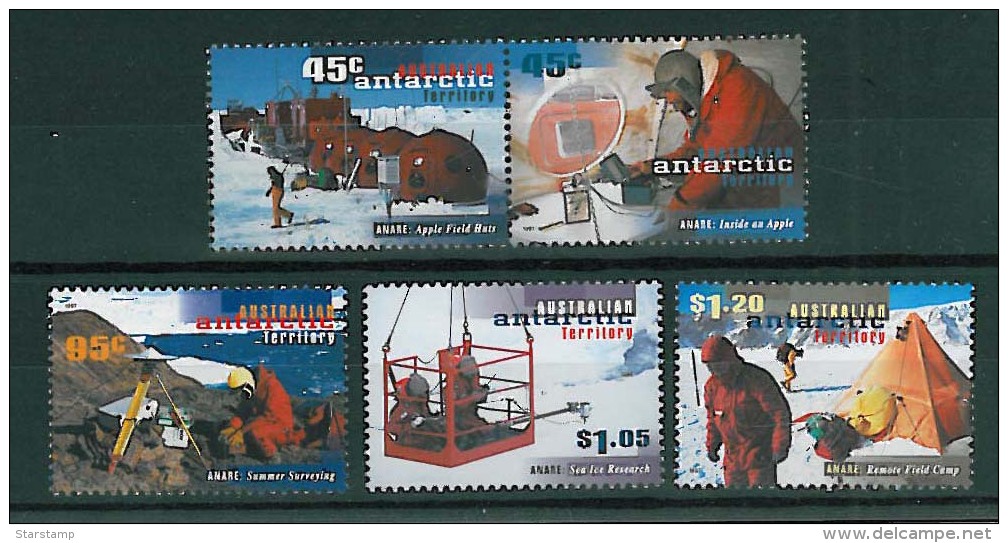 Australian Antarctic Territory  - 50th Anniversary Of ANARE - Unused Stamps
