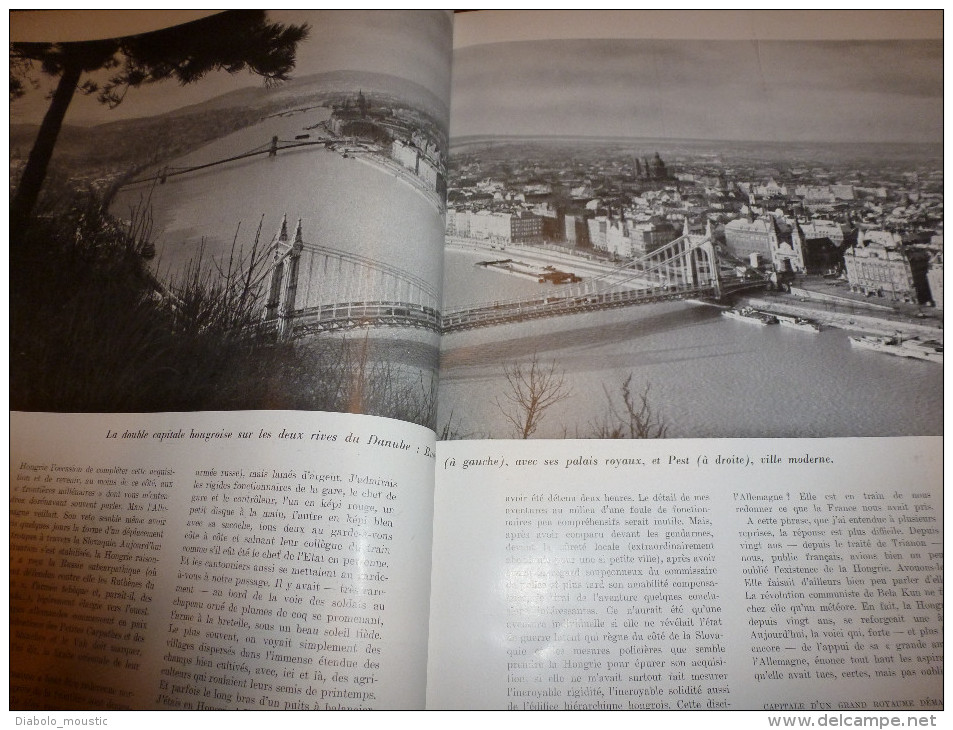 1939  :Pub Danielle Darrieux et Kodak ; les iles d'Aland ; Bude et Pest ; Bucarest (Roum.); ESPAGNE ;Léonard de Vinci