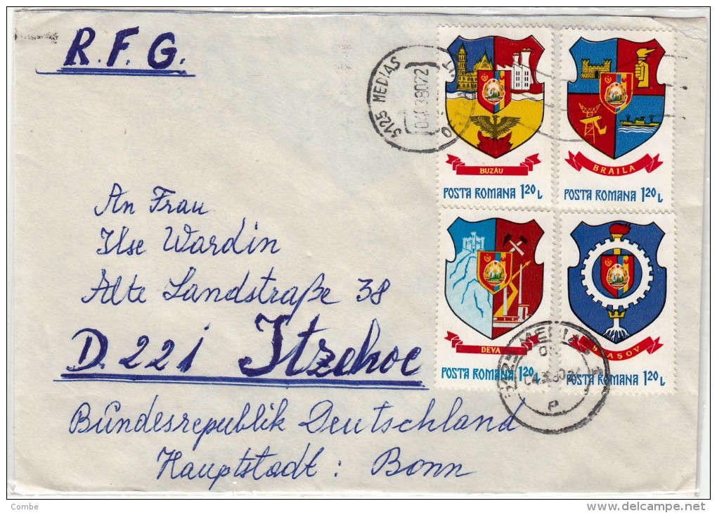 1938, LETTRE ROUMANIE, MEDIAS  ITRCHOE /4933 - Postmark Collection