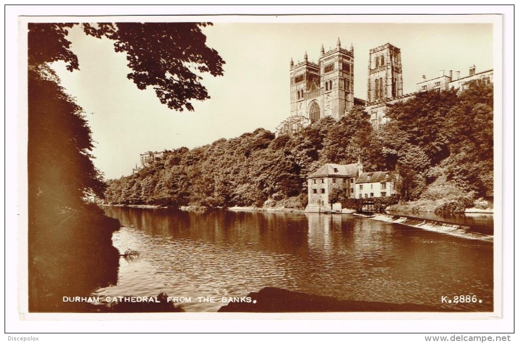 I1928 Durham Cathedral From The Banks / Non Viaggiata - Durham City