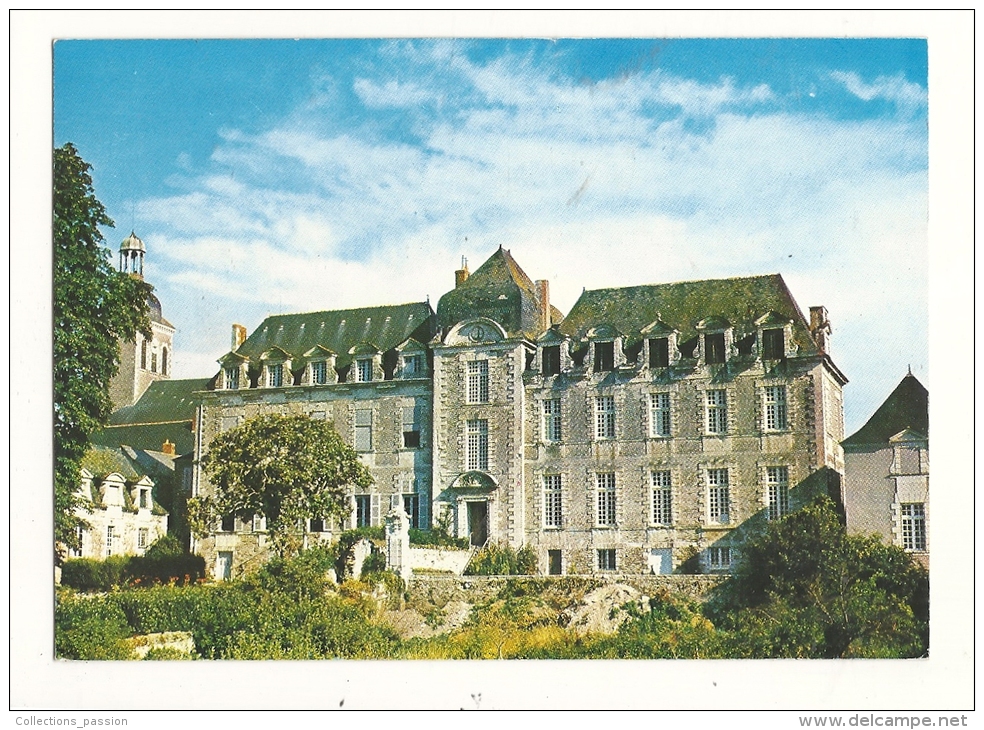 Cp, 49, Saint-Georges-sur-Loire, L'Abbaye, écrite - Saint Georges Sur Loire