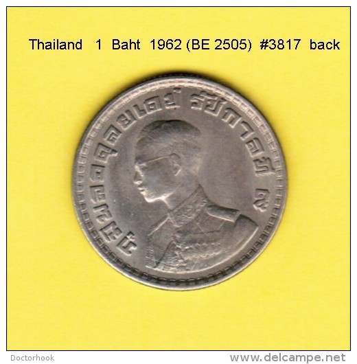 THAILAND   1  BAHT 1962 (BE 2505)  (Y # 84) - Tailandia