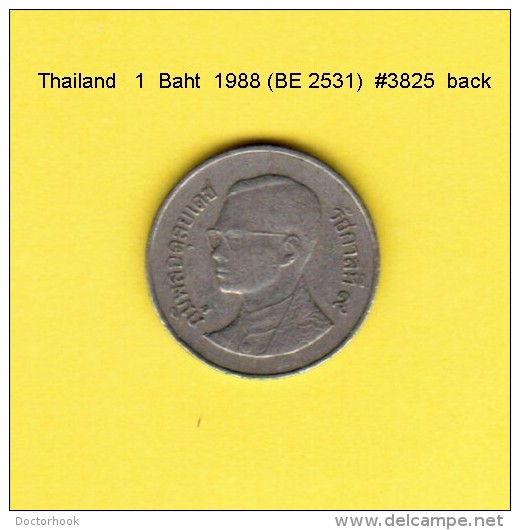 THAILAND   1  BAHT 1988 (BE 2531)  (Y # 183) - Thaïlande