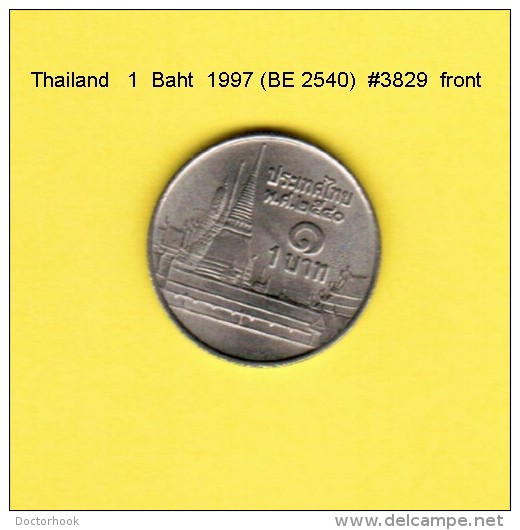THAILAND   1  BAHT 1997 (BE 2540)  (Y # 183) - Thaïlande