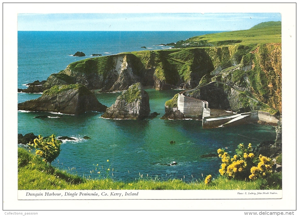 Cp, Irlande, Dunquin HArbour, écrite 1970 - Kerry