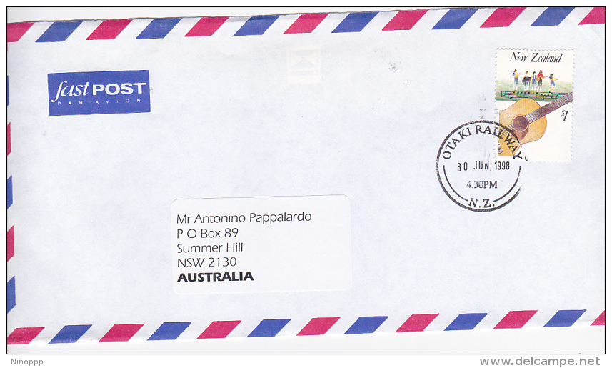 New Zealand 1998 Addressed Cover To Australia - Other & Unclassified