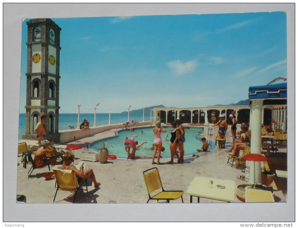 GENOVA - Cavi Di Lavagna - 1965 - Piscina Bagni Arcobaleno - Ristorante Torre Del Capitano - Genova