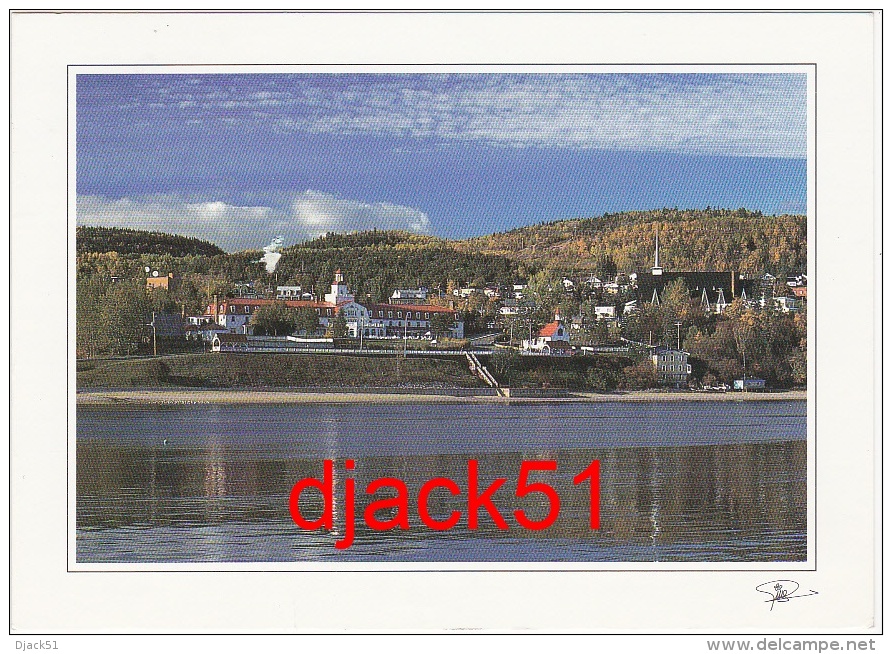 Timbre / Stamp / CANADA / Collés Sur Carte Postale : Tadoussac - 1953-.... Reign Of Elizabeth II