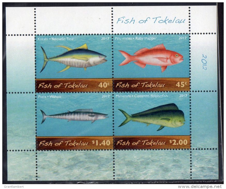 Tokelau 2012 Fish MS MNH - Tokelau