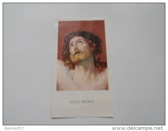 SANTINI/SANTINO - ECCE HOMO CON PREGHIERA - Images Religieuses