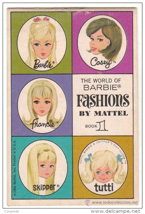 The World Of BARBIE FASHIONS By MATTEL - LIVRET PUBLICITAIRE Mattel Book 1 Catalog - Barbie