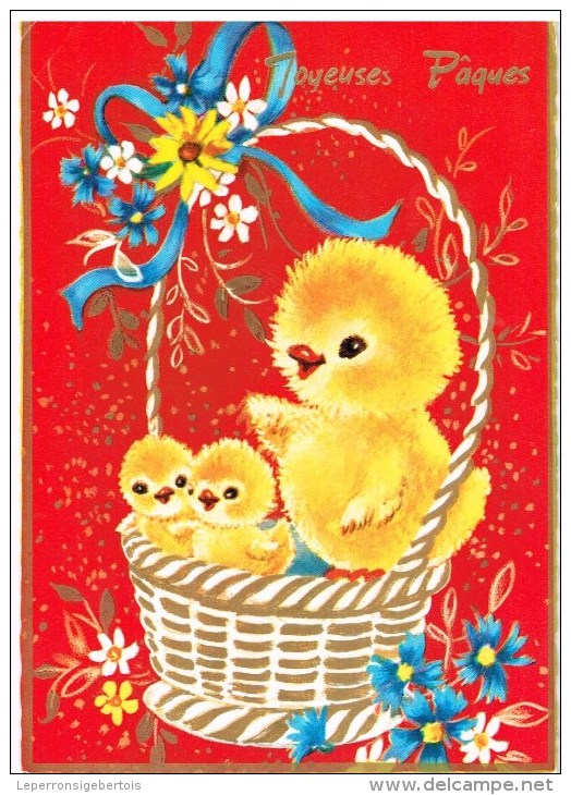 Lots De 4 Cartes Postales "Joyeuses Pâques" - Easter