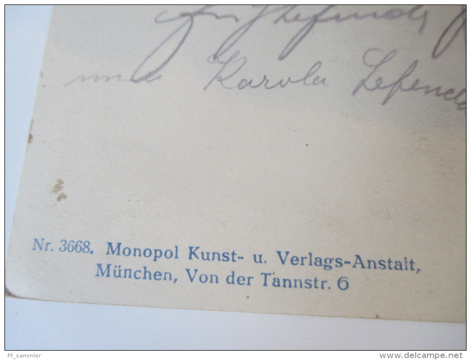 AK / Fotokarte 1925 St. Johann In Tirol Mit Dem Wilden Kaiser Echt Gelaufen / Guter Zustand!Monopol Kunst Verlag München - St. Johann In Tirol