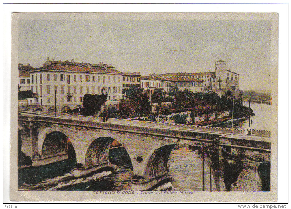 CASSANO D'ADDA - Ponte Sul Fiume Muzza - F.G. - Anni ´1930/1940 - Milano