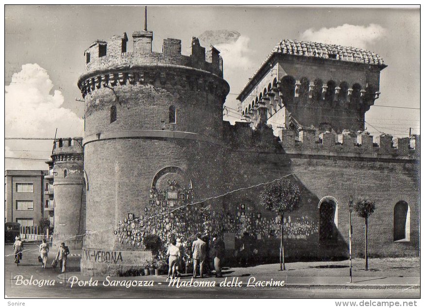 BOLOGNA 1955 - PORTA SARAGOZZA - MADONNA DELLE LACRIME - ANNULLO A TARGHETTA - C429 - Bologna