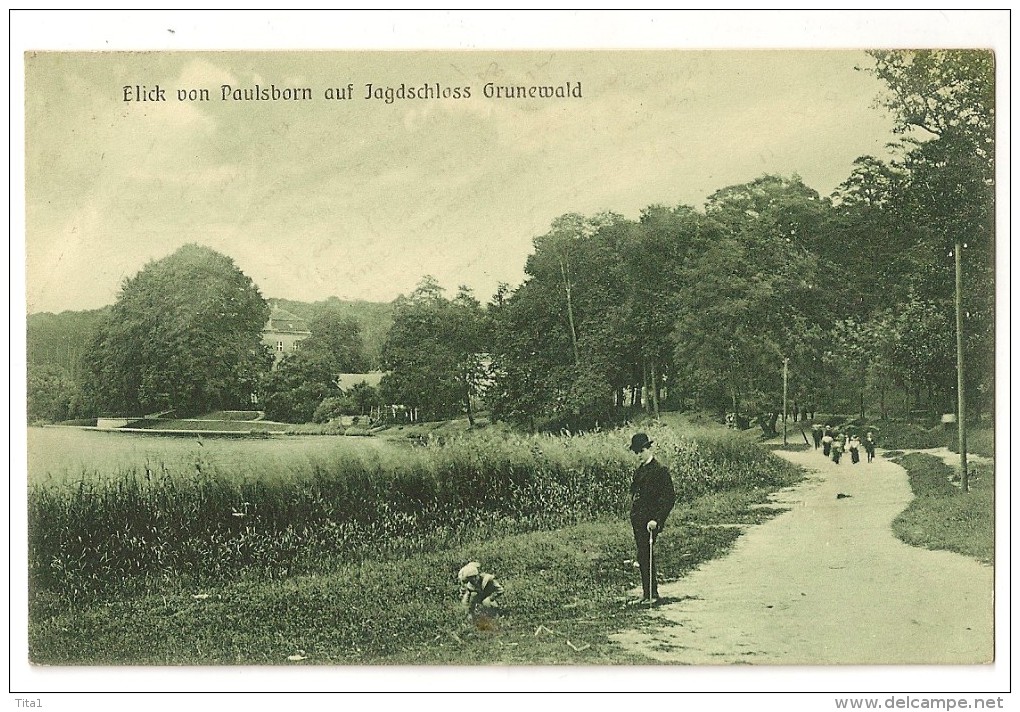 Al 19 - Blick Von Paulsborn Auf Jagdschloss Grunewald - Grunewald