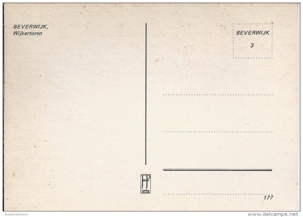 NL.- Beverwijk. Wijkertoren. 2 Scans - Beverwijk