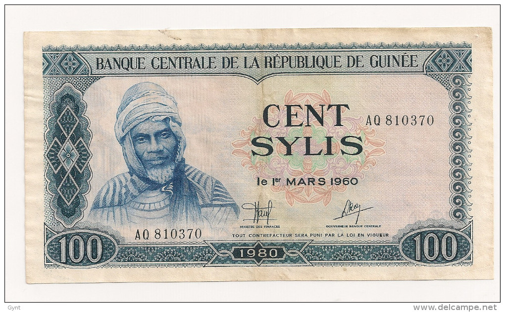 GUINEE 100 SYLIS 1960 - Guinee
