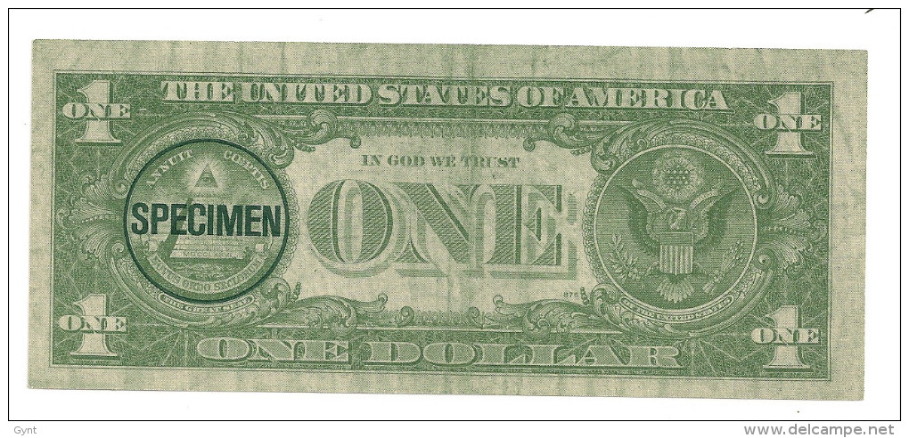 ETATS UNIS 1 DOLLARS  NEUF SPECIMEN - Collezioni