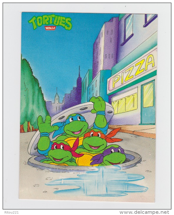 Les Tortues Ninja - Pizzeria Pizza - 1991 Mirage Studios - Tortue Turtle - Tartarughe