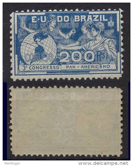 Brazil Brasil Mi# 162 ** M€ 85,- PANAMERICA 1906 - Nuovi