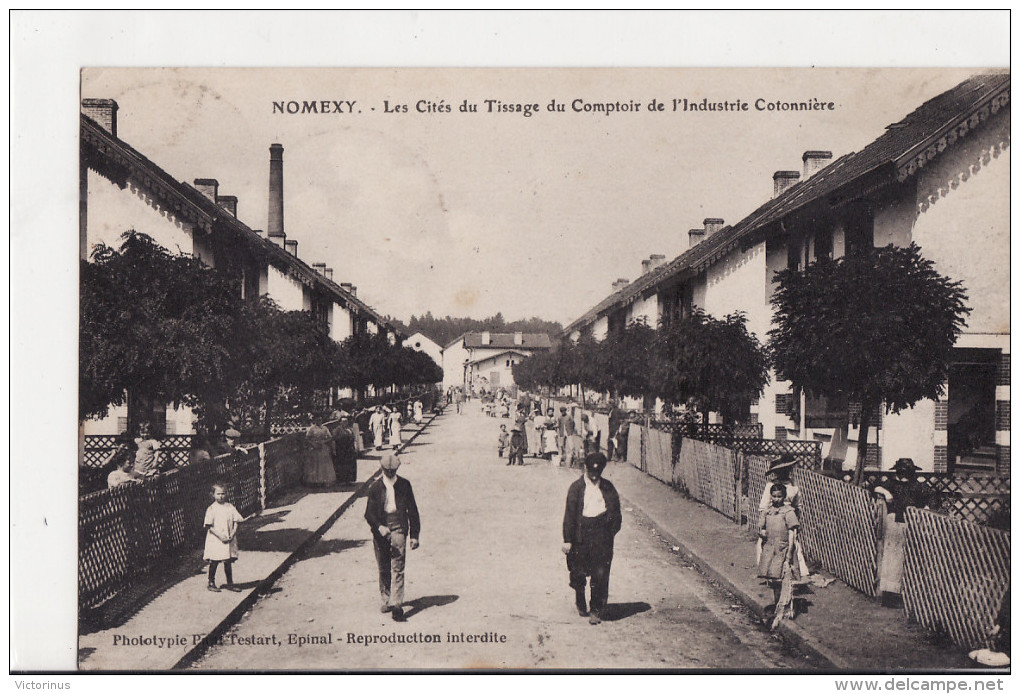 NOMEXY - Les Cités Du Tissage Du Comptoir De L'Industrie Cotonnière - 1931 - Nomexy