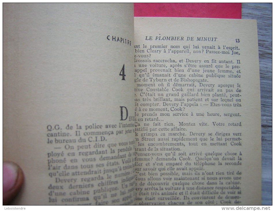 MAURICE PROCTER LE PLOMBIER DE MINUIT BISCUITS BROSSARD POLICIER ANGLAIS CLASSIQUE (EN FRANCAIS ) LES PRESSES DE LA CITE - Presses De La Cité