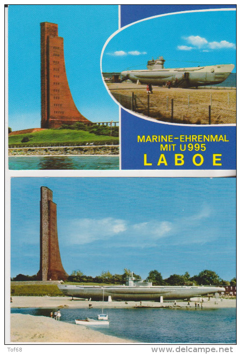 Ostseebad Laboe Marine Ehrenmal Mit U995 U Boot - Laboe