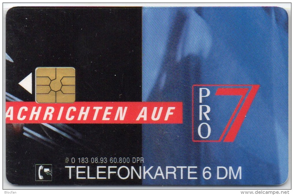 TK O 183/1993 Werbung TV PRO7 Feuerstein O 15€ Comic-Serie Erleben Mit Mr.Firestone YABBA-DABBA-DOO Tele-card Of Germany - O-Reeksen : Klantenreeksen