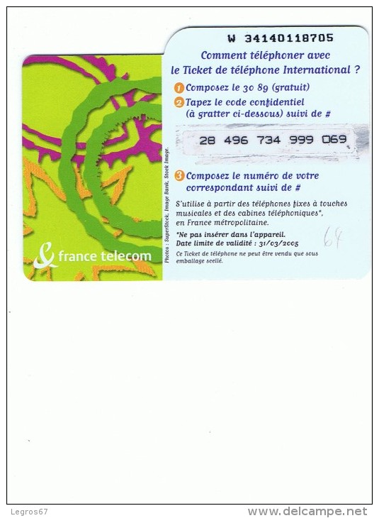 LOT DE PLUS DE 34 TICKETS TELEPHONE