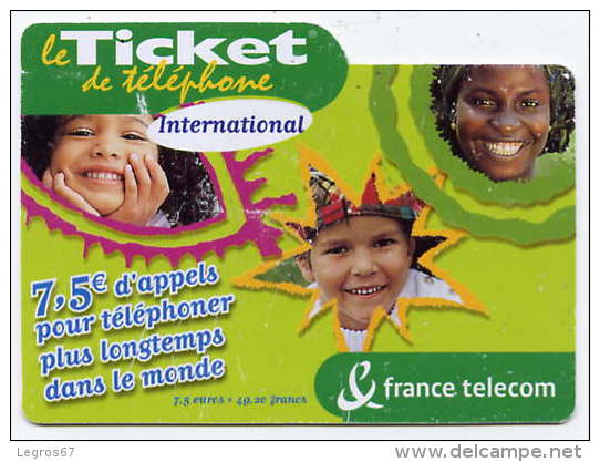 LOT DE PLUS DE 34 TICKETS TELEPHONE