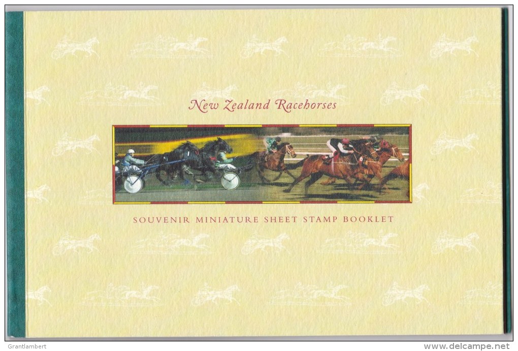 New Zealand 1996 Racehorses Prestige Mint Booklet - Booklets