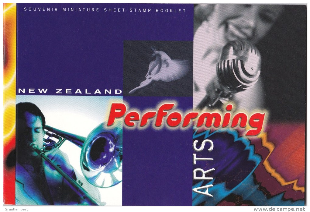 New Zealand 1998 Performing Arts Prestige Mint Booklet - Booklets