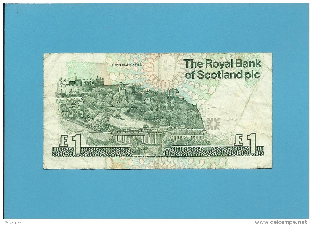 SCOTLAND - UNITED KINGDOM - 1 POUND - 13.12.1988 - P 351a - THE ROYAL BANK OF SCOTLAND PLC - 1 Pound